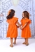 Vestido Laranja Laise na internet