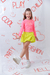 Conjunto Saia-short Smile Neon - loja online