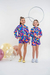 Conjunto Bomber Borboleta