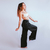 wide leg preta em toque de seda - loja online
