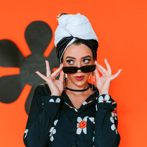 Toalha turbante antifrizz de microfibra