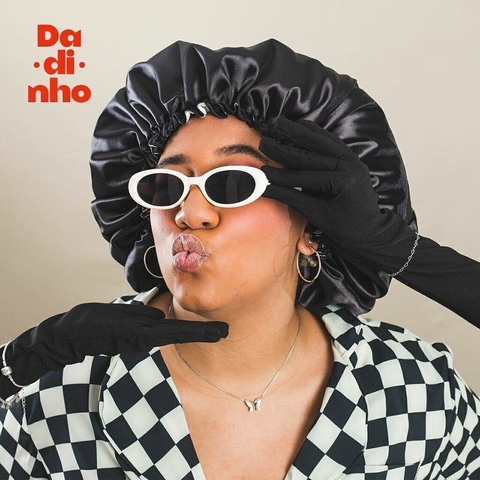 Touca Antifrizz preta dupla face