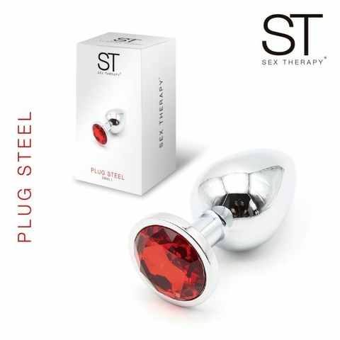 Plug anal Metal Round M ST
