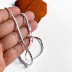 Choker lacraia em prata 3,5mm - comprar online