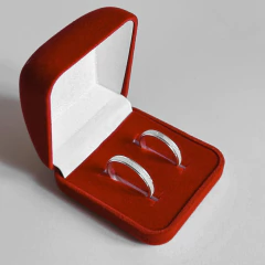 Aliança 3mm com acabamento fosco central e laterais polidas - unidade - comprar online