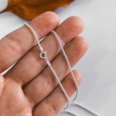 Corrente pipoca 1,5mm em prata na internet