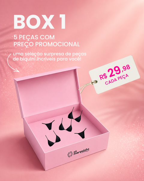 Box Misteriosa 1: 5 peças variadas