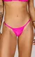 Calcinha Feminina Rosa Textura de Fita para Marquinha de Bronze Perfeita