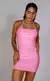 Vestido feminino Chiclete Alcinha Removível