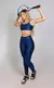 Conjunto legging + top azul marinho