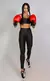 Conjunto legging + top preto - Só Marquinha