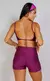 Conjunto short + top roxo uva - comprar online