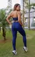 Conjunto Feminino Fitness Calça e Top Básico Azul Marinho - comprar online