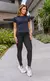 Camiseta Feminina Fitness Comfort Preta - Só Marquinha