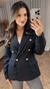 Blazer Feminino Alfaiataria Botões
