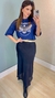 Saia Feminina Cetim Midi