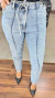 Calça Feminina Jeans Mom Com Cordão - Ana Milla