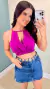 Cropped Feminino Alfaiataria