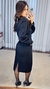 Vestido Feminino Sarja Elastano Com Cinto - Ana Milla