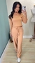 Conjunto Feminino Moletinho Manga Comprida e Pantalona - comprar online