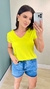 Short Feminino Jeans Coração