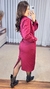 Vestido Feminino Sarja Elastano Com Cinto - Ana Milla