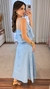 Conjunto Feminino Saia Evase e Cropped Risca de Giz - comprar online