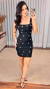 Vestido Feminino Alfaiataria Detalhes Brilhos - comprar online