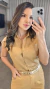 Imagem do Conjunto Feminino Linho Camisa Manga Curta E Calça Pantalona