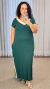 Imagem do Vestido Feminino Longo Vicolycra Manga