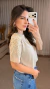 Cropped Feminino Bordado - comprar online