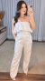 Macacão Feminino Pantalona Babado na internet