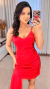Vestido Feminino Cetim Curto na internet