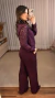 Conjunto Feminino Renda Camisa Manga Longa + Calça Pantalona - loja online