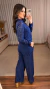Imagem do Conjunto Feminino Renda Camisa Manga Longa + Calça Pantalona