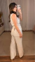 Imagem do Conjunto Feminino Alfaiataria Marant Colete Alongado + Calça Pantalona