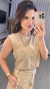 Conjunto Feminino Regata e Saia Viscolinho