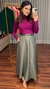 Saia Feminina Evazê Sarja