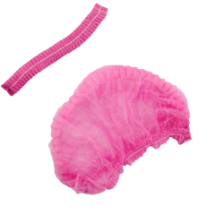 Touca rosa descartável
