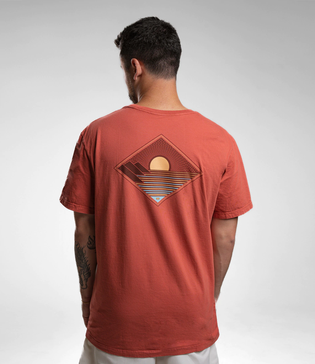 Camiseta Sunset Ferrugem