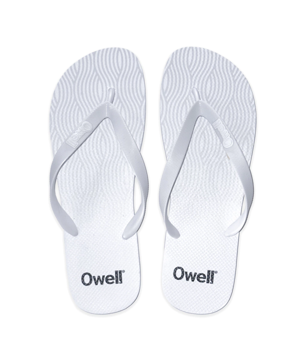 Chinelo Wavy Branco