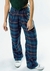 FTSL The Plaid Pant Denim Blue