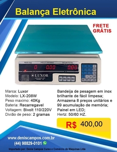 Balança Digital 40Kg.