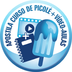 Curso de picolés, vídeo-aulas + apostila.