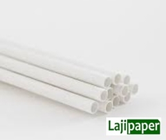CANUDOS DE PAPEL 6 mm X 200 mm Com 12und - Branco