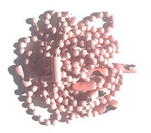 Corrente de Bolinha ROSA CLARO - comprar online