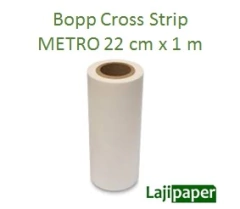 Bopp Holográfico CROSS STRIP - METRO 22 cm x 1 m