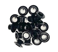 Ilhós PRETO - Pacote com 20un