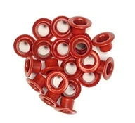 Ilhós VERMELHO - Pacote com 20un