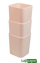 Kit 3 Porta Objetos - ROSA